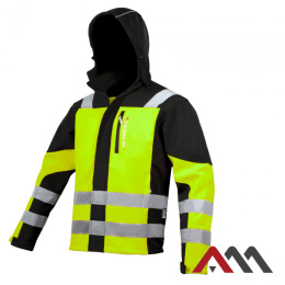 Kurtka Softshell CLASSIC-VIS YELLOW