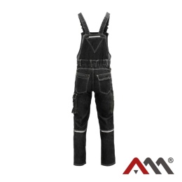 Spodnie ogrodniczki jeans stretch